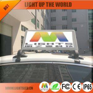 Outdoor Waterproof Led Display Screen Taxi Top Advertising P5mm High Resolution