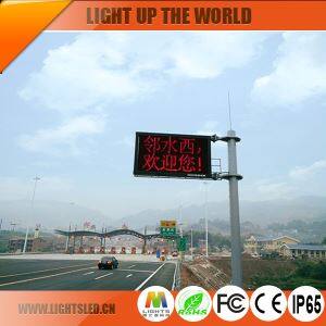 High Brightness P10 Single Red Color LED Screen With Best Price