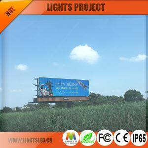 Waterproof Best View Effect P10 DIP Traffic Sign Of Iron Cabinet