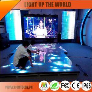 Heavy Support P7.62 Water Proof 3D Digital Dance Floor For Bar