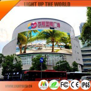 High Brightness Outdoor P6 LED Screen Of Iron Cabinet
