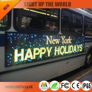 P6 LED Electronic Bus Signage Display and Sign for Outdoor Use