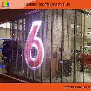 Ultra Thin 10mm Transparent LED Display Video