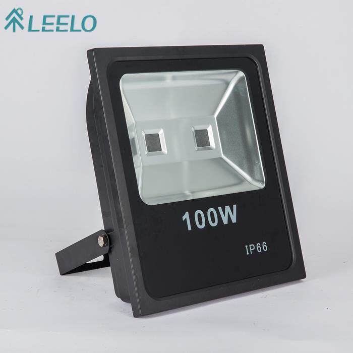 100W sgwâr dal dŵr awyr agored Lamp IP66 llifoleuadau LED tai