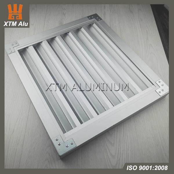HVAC آرائشی اسکوائر سیلنگ لفافی ایلومینیم پروفائل