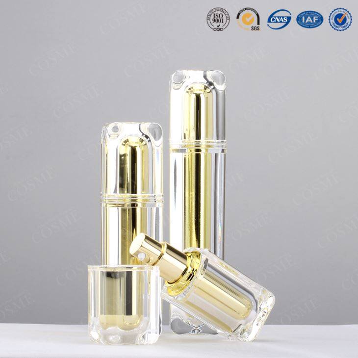 Square Acrylic Cosmetic Bottle