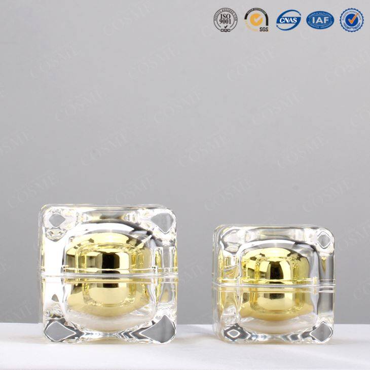 30G 50G segondè bon kalite plastik Acrylique lakou ki Cosmétiques Emballage bokal.