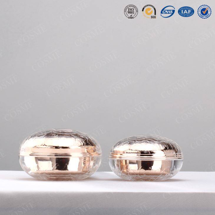 30G 50G High-end luxe Fashion Rose kunststof acryl cosmetische crème Jar