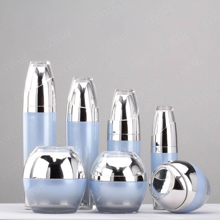 acrylic jar and bottle