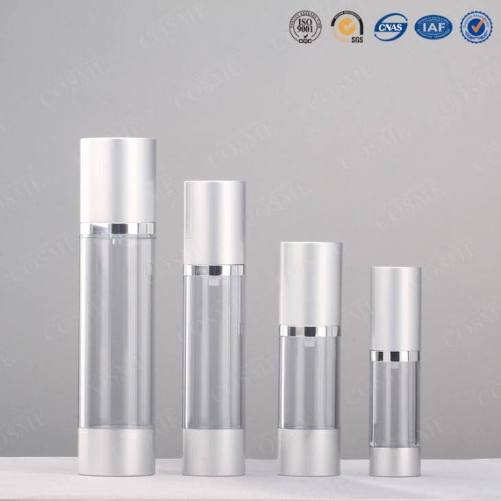 15ml 30ml 50ml 100ml Aluminium Plast Kosmetisk Airless Pump Bottle