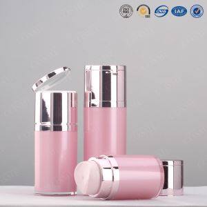 15ml 30ml 50ml 80ml 100ml Skincare Cosmetic Packaging Push Button Plastic Acrylic Lotion Pump Airless Bottle