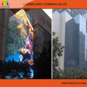 High Quality P80 Transparent Mesh LED Display