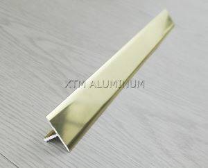 Factory Supply High Quality Punching T Shape Aluminum Tile Trim For Ceramic Edge Finishing Vinyl Flooring Trim