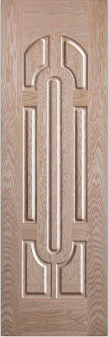 Revestimiento de puerta moldeado con revestimiento de MDF