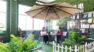 Roman Misting Umbrella