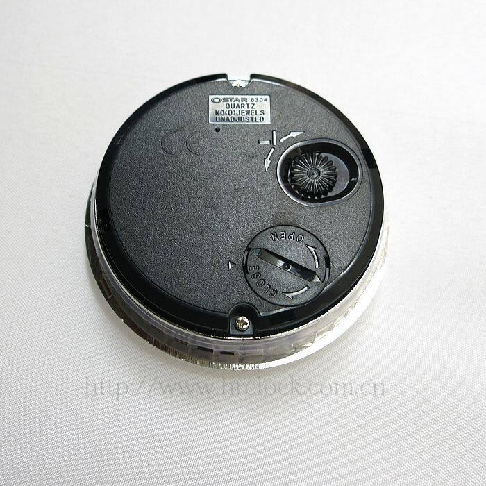 Golden Plastic Clock Inserts