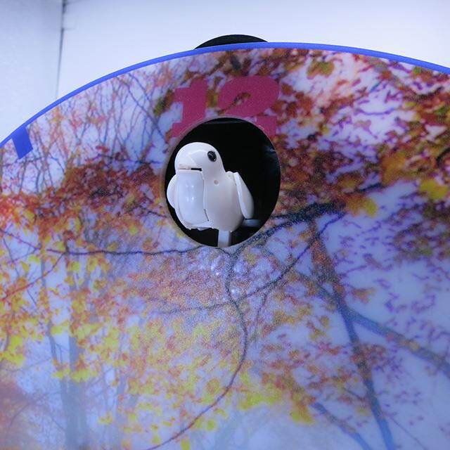 Hourly Telegraph Acrylic Cuckoo Bird Clock Diameter 300MM Woodland Cuckoo Wall Clock