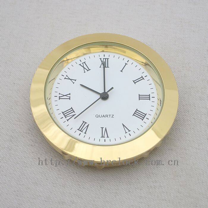 Quartz Metal Clock Inserts