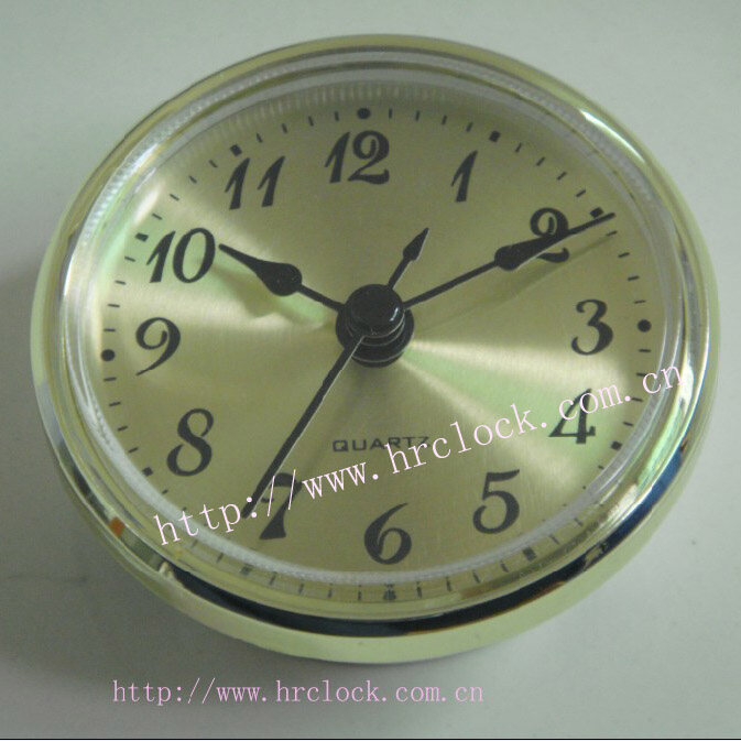 Silver Plastic Clock Inserts
