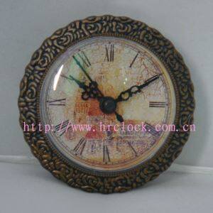 Inserções de relógio de plástico antigo