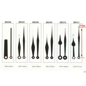 エレガントなスタイルのクォーツ時計針