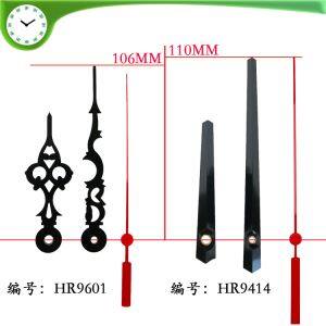 HR9601 and 9414 Metal Clock Hands 903 and 049 Metal second hands