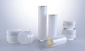 Acrylic Double Walled Airless Bottle