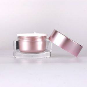 Luxury Straight Round 30g Acrylic Face Cosmetic Cream Jar