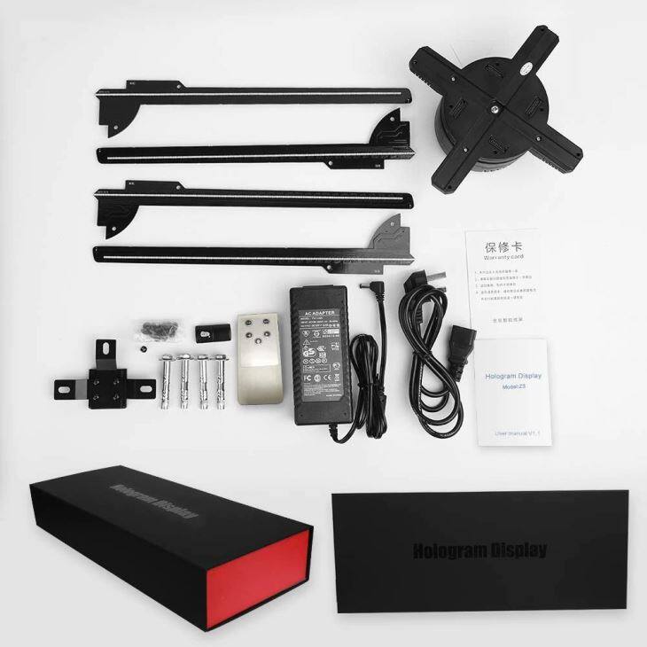 LightS 3D Hologram Advertising Display Led Fan 65Cm