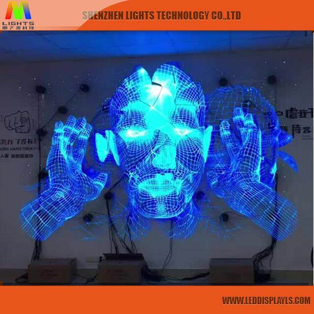 LightS Big Hologram Projector Fan 100Cm Display Size