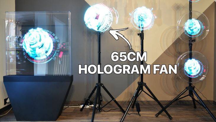 LightS Led Fan 3D Holographic Display