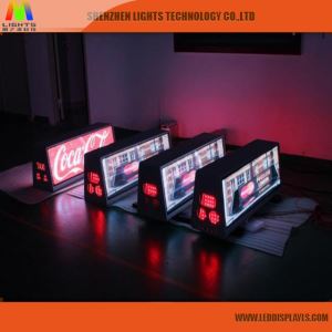 Taxi Top Light Box Led Screen For Advertising