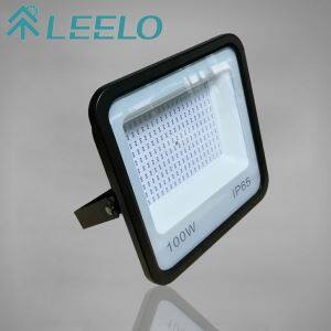 Luz de inundación cuadrada impermeable a prueba de agua de fundición a presión de 100 vatios Leelo Lighting