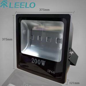 200 W IP66 nepremokavé PC štvorcové povodňové osvetlenie Leelo Lighting