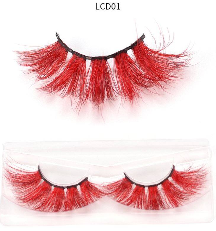 25mm Colorful Mink Lashes (1)