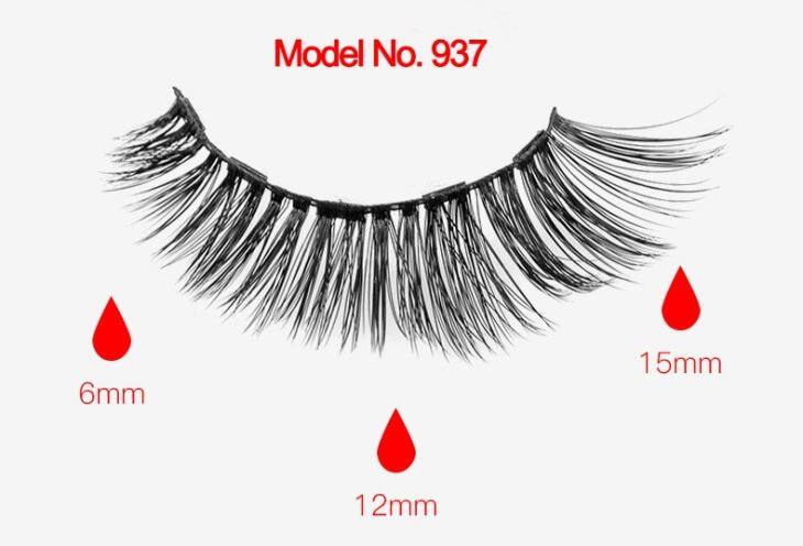 3 pairs magnetic eyelashes with magnetic eyeliner (16)