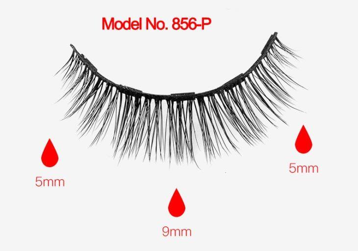 3 pairs magnetic eyelashes with magnetic eyeliner (17)