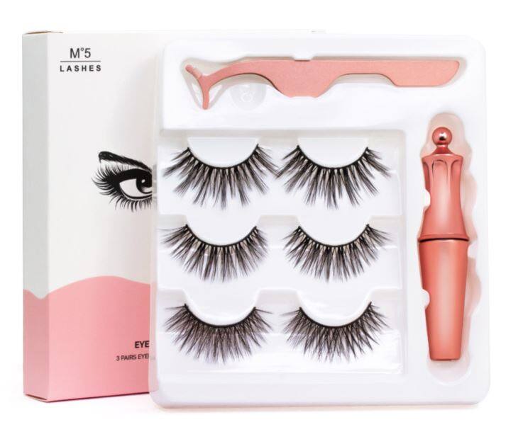 Magnetic Eyeliner With Three Diffrent Style Magnetic Eyelashes