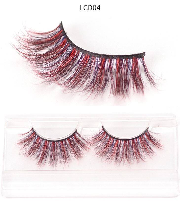25mm Colorful Mink Lashes (8)