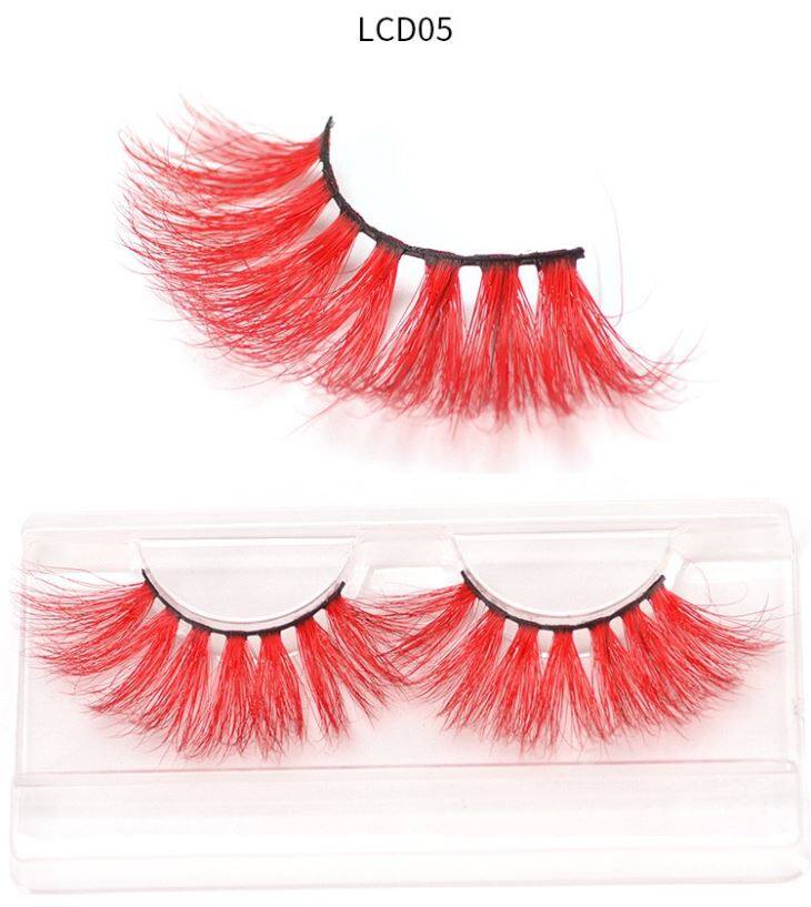 25mm Colorful Mink Lashes (12)