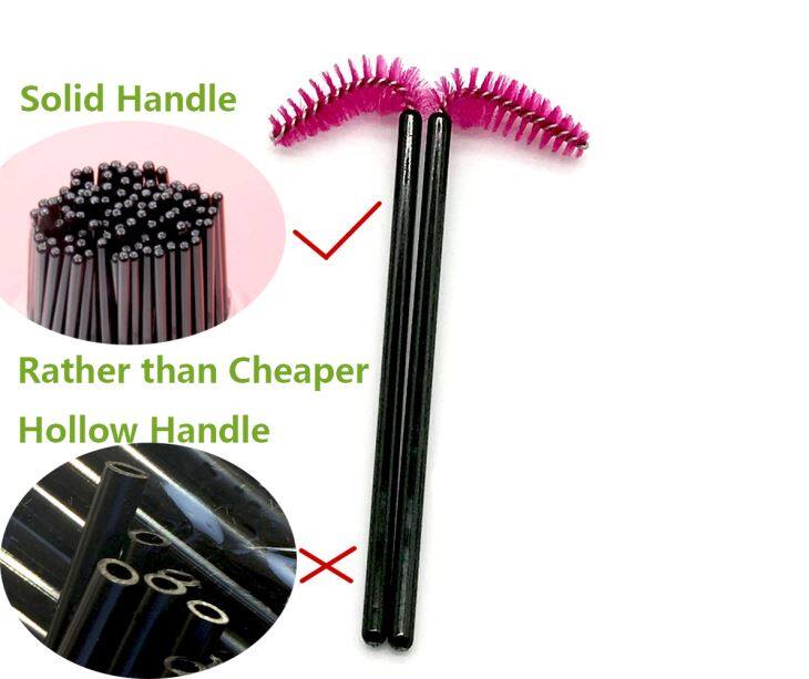 Disposable Mascara Brushes Wands Eyebrow Comb