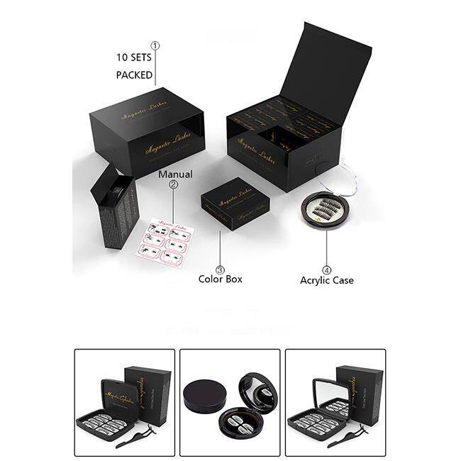 Magnetic lashes packing