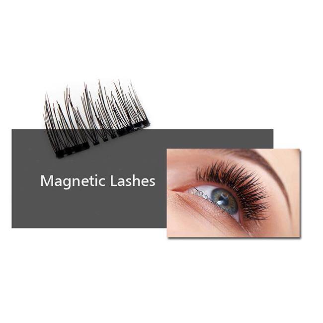 Magnetic lashes with 2 magnetic