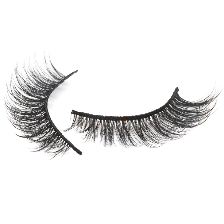 Full Set Fiber Lashes Black Cotton Band (11)