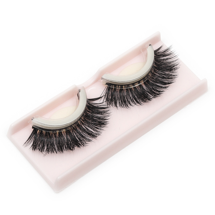 Glamorous Mink Strip Lashes with Adhesive (2)