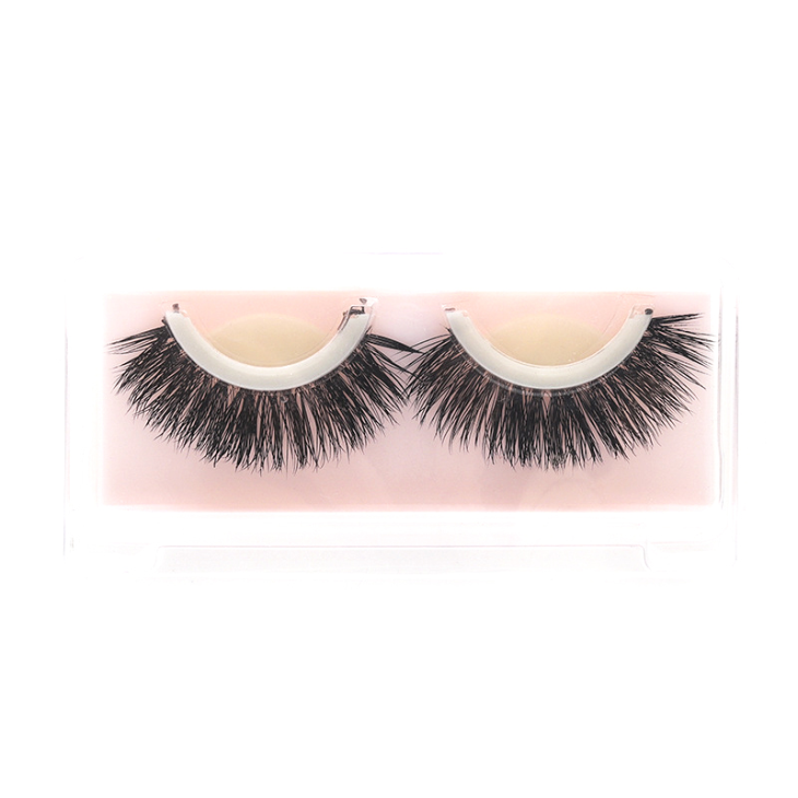 Glamorous Mink Strip Lashes with Adhesive (4)