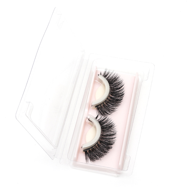 Glamorous Mink Strip Lashes with Adhesive (1)