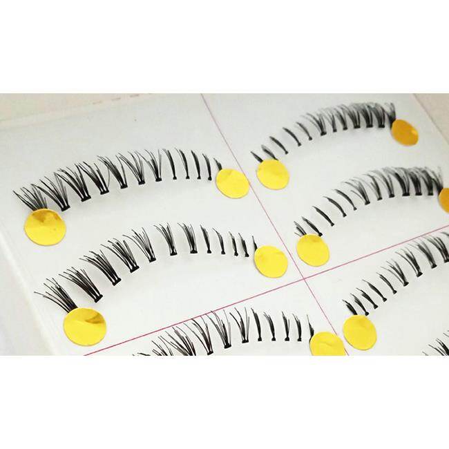 Handmade Clear Band Bottom Lashes (3)
