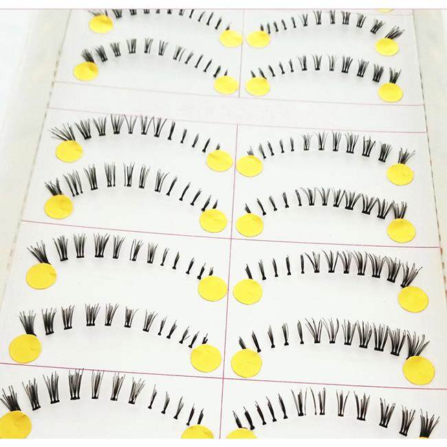 Handmade Clear Band Bottom Lashes (4)