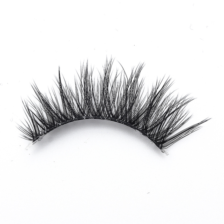 Light Clear Band Silk Lashes for Starter (7)